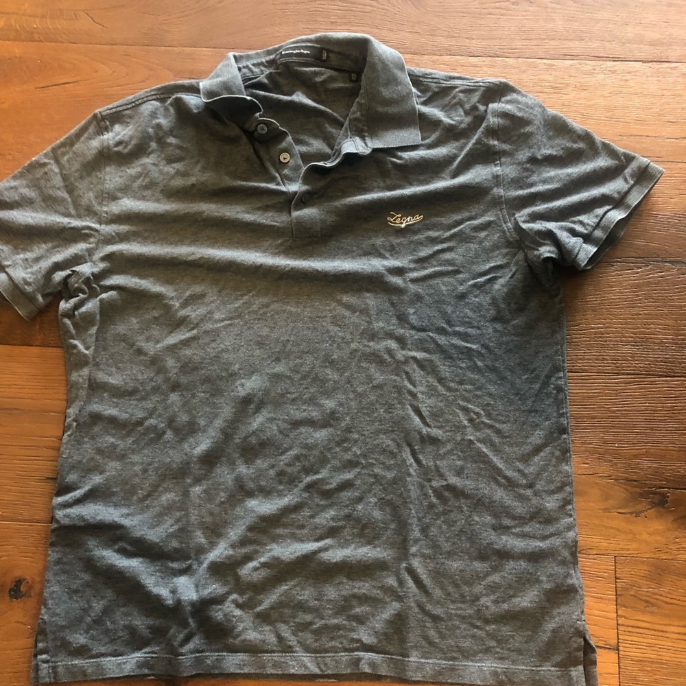 Ermenegildo Zegna grey polo worn once